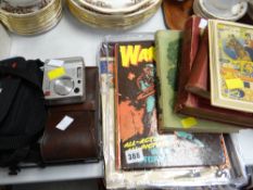 A parcel of coronation ephemera together with a vintage Warlord for Boys 1978 annual, vintage