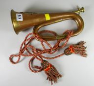 Regimental brass & copper Argyle & Sutherland bugle