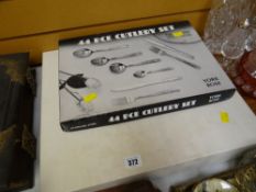 Boxed Arthur Price wooden handled cutlery set together with another boxed cutlery set