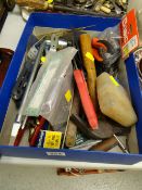 Small parcel of tools, nails etc