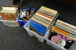 A large parcel of classical & popular LP records & CDs