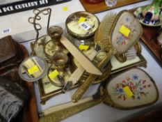 Two vintage dressing table sets