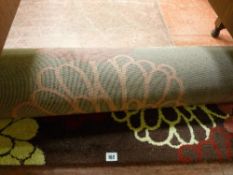 Multi-coloured modern rug