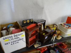 Collection of doll's house furniture and equipment