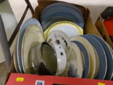 Box of Pyrex ware etc