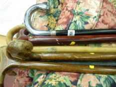 Bundle of walking canes