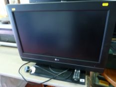 LG flatscreen TV (with remote control) E/T