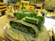 Border Fine Arts model 'Starts the First Time', sculptor Ray Ayres, with certificate