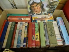 Box of predominantly Biggles books