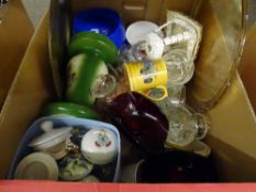 Mixed selection of household crockery and glassware