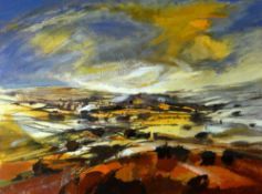 RONALD LOWE watercolour - landscape, signed, 38 x 50cms