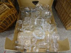 Box of nice quality drinking glassware etc