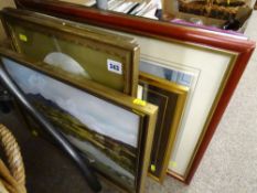 Quantity of framed pictures and prints