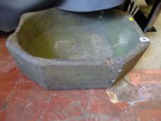 Stone sink/bird bath