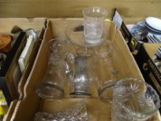 Selection of quality glass vases and jugs etc