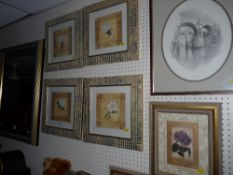 Parcel of still life prints etc