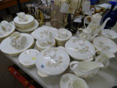 Good quantity of Royal Doulton 'Yorkshire Rose' dinner, tea and coffeeware