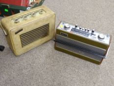 Vintage Roberts radio and a Hacker Herald radio