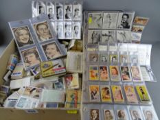 Large collection of cigarette, tea and other cards