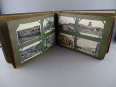 Vintage album of approx 500 postcards, British and overseas including street scenes, historical