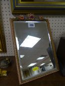 Attractive bevelled glass dressing table mirror