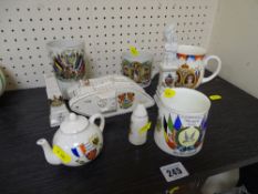 Mainly World War I related commemorative china