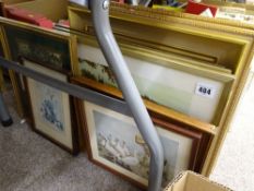Quantity of framed pictures and prints