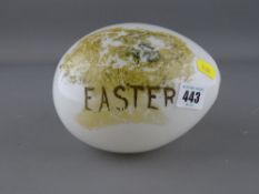 Victorian glass Easter egg