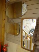 Art Deco style and other wall mirrors