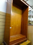 Multi-shelf compact bookcase