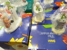 Coalport Characters three boxed figurines 'The Snowman Father Christmas', 'Special Gift' and 'The