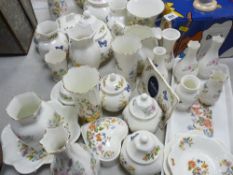 Large parcel of Aynsley 'Cottage Garden' china, Somerset, Wild Tudor and other similar decorative