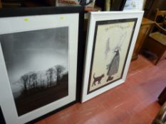 Framed limited edition (2/100) photograph by PETER O'REILLY, 80 x 54 cms and a similar signed framed