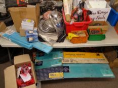 Large parcel of motoring and garage accessories