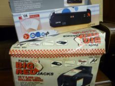 Stationery items, thermal heat binding machine and a boxed Torin Big Red Jacks winch