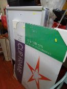 Modern metal A frame board and a pair of 70x100 clip frame boards