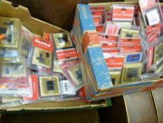 Two boxes of as new door furniture