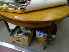 G-Plan circular extending dining table