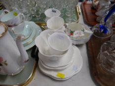 A parcel of Shelley teaware