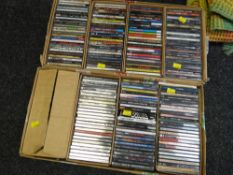 Approximately 200 pop music CDs
