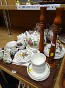Parcel of Portmeirion 'Pomona' patterned teaware etc