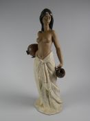 Lladro figure of a female water carrier