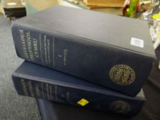 Two volumes of 'Geiriadur y Prifysgol Cymru'