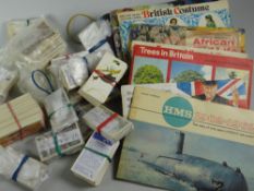 Parcel of cigarette cards & albums