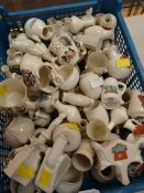 A large collection of Goss & other crested china ware