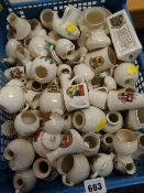 A large collection of Goss & other crested china ware