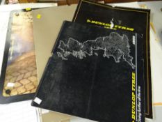 A collection of vintage Pirelli calendars