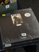 Limited edition boxed Evita DVD & biography of Eva Peron