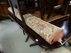 A modern pink ground rug