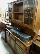 A modern oak kitchen dresser